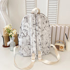 Leisure backpack with creative accents