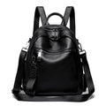 Versatile Multi-Functional Leather Backpack