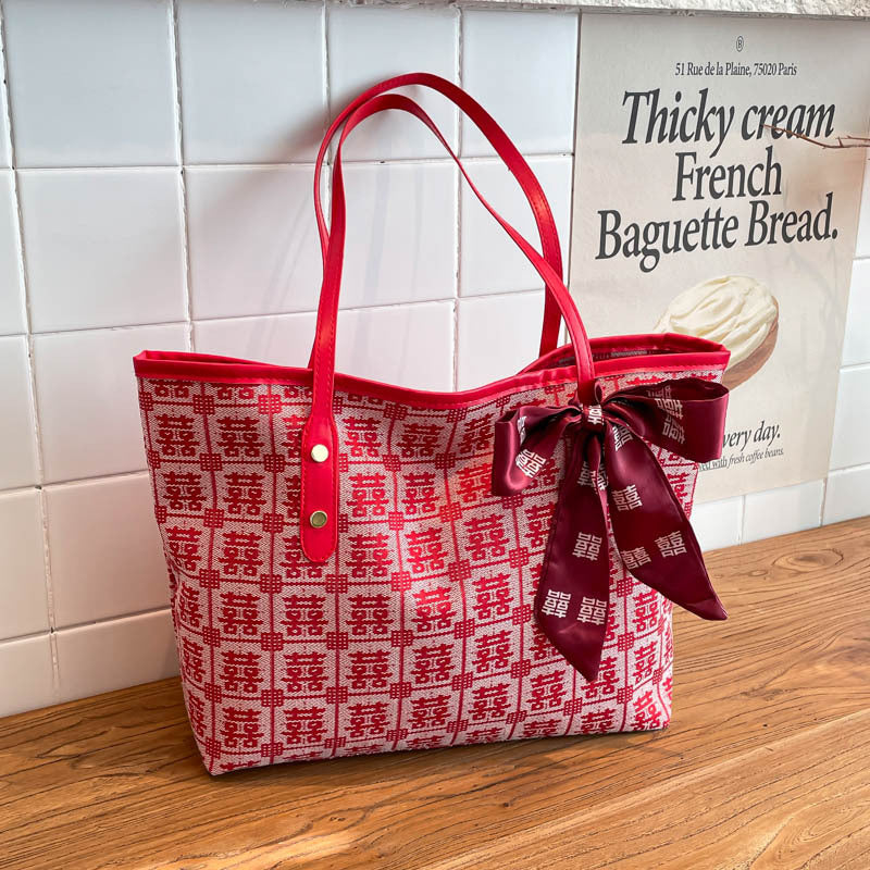 WoStylish Embroidered Tote Bag