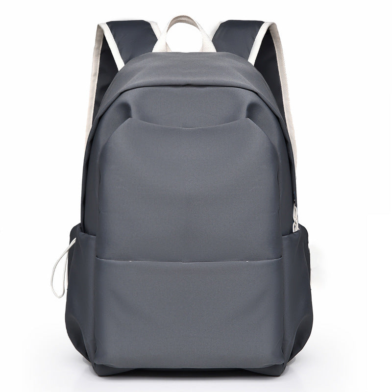 Practical leisure backpack with versatile compartments