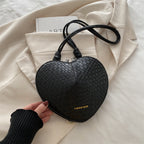 Heart-Shaped Crossbody Handbag