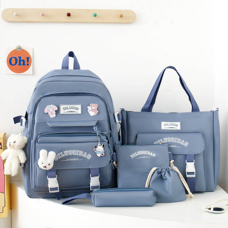 Versatile All-in-One School Backpack and Tote Set-https://detail.1688.com/offer/1002246364095.html-Calm Wears-Blue-Calm Wears