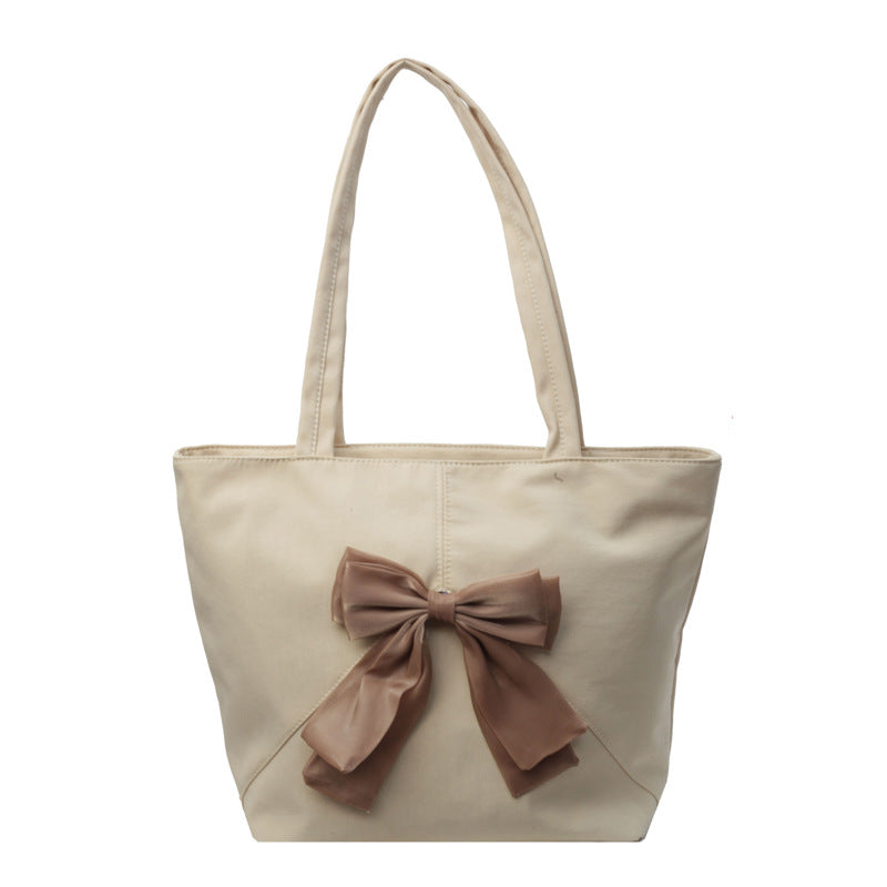 Elegant Bow Detail Tote Bag