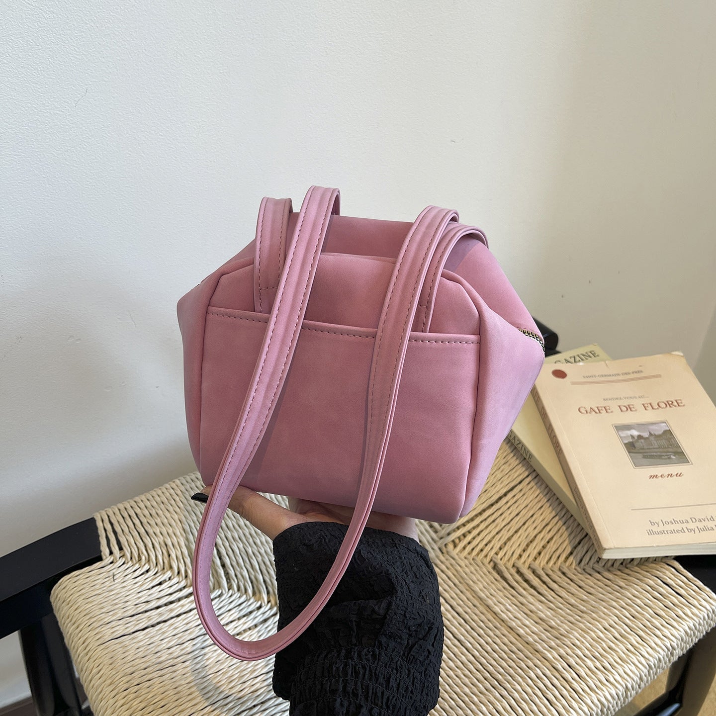 Women's mini bags with elegant design and versatile wearing comfort-https://detail.1688.com/offer/1050867784063.html-Calm Wears-Rosa-nothing-Calm Wears