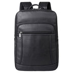 Sleek Professional Leather Laptop Backpack