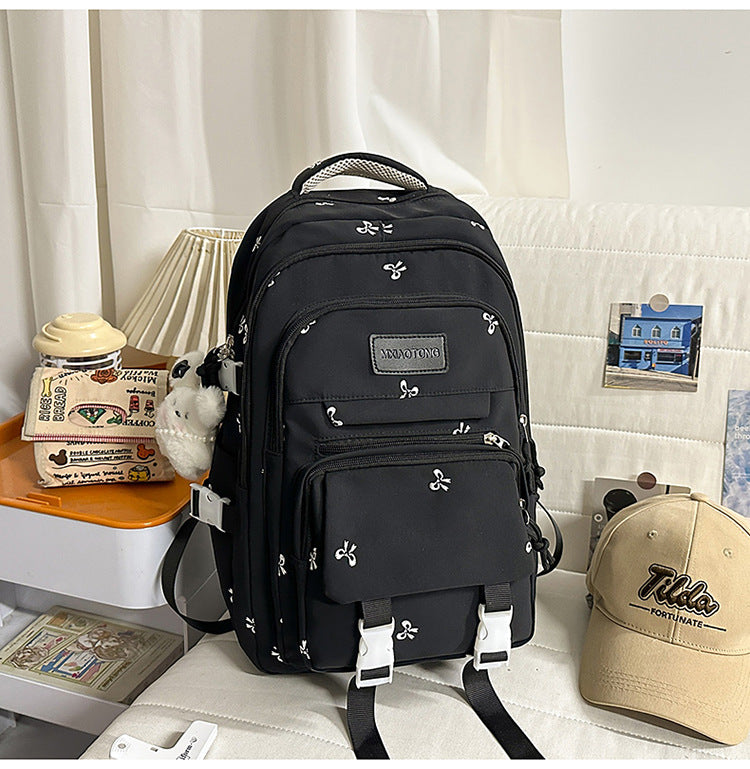 Multi-Purpose Stylish School Backpack-https://detail.1688.com/offer/1055120857038.html-Calm Wears-Black-Calm Wears