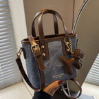 Women's mini handbag with removable charm