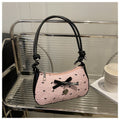 Charming Bow Embellished Handbag