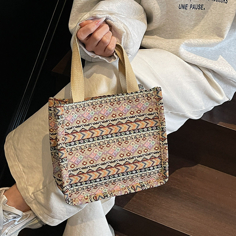 Women's shopping bag with artistic ethnic pattern-https://detail.1688.com/offer/921041996592.html-Calm Wears-Cream-nothing-Calm Wears