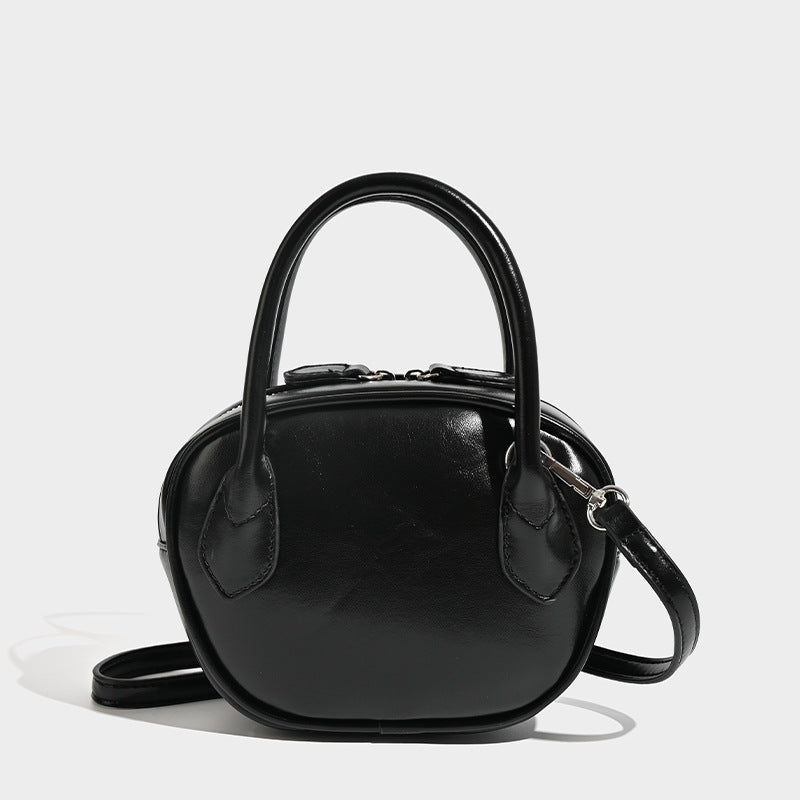 Women's Mini Handbag with Luxurious Leather Accents