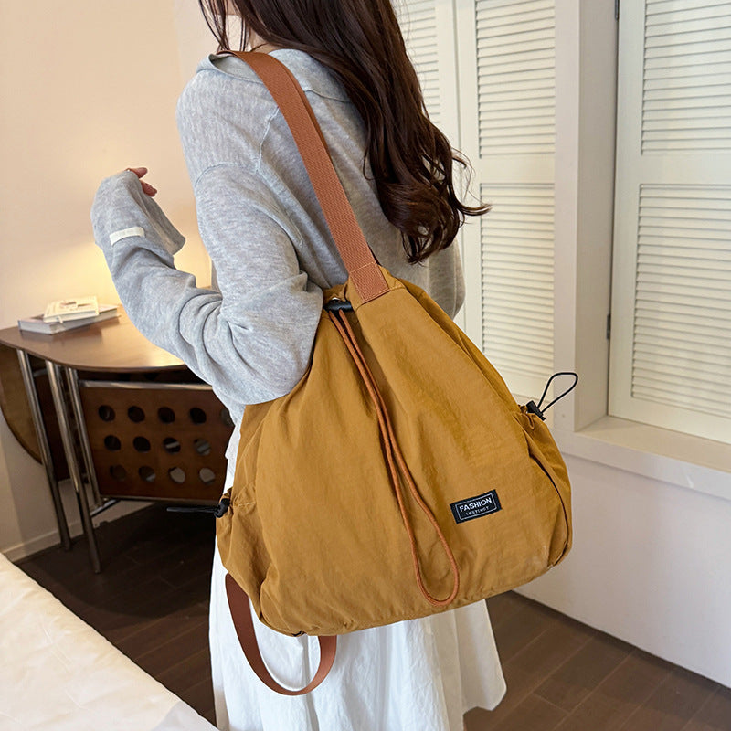 Versatile Drawstring Hobo Bag