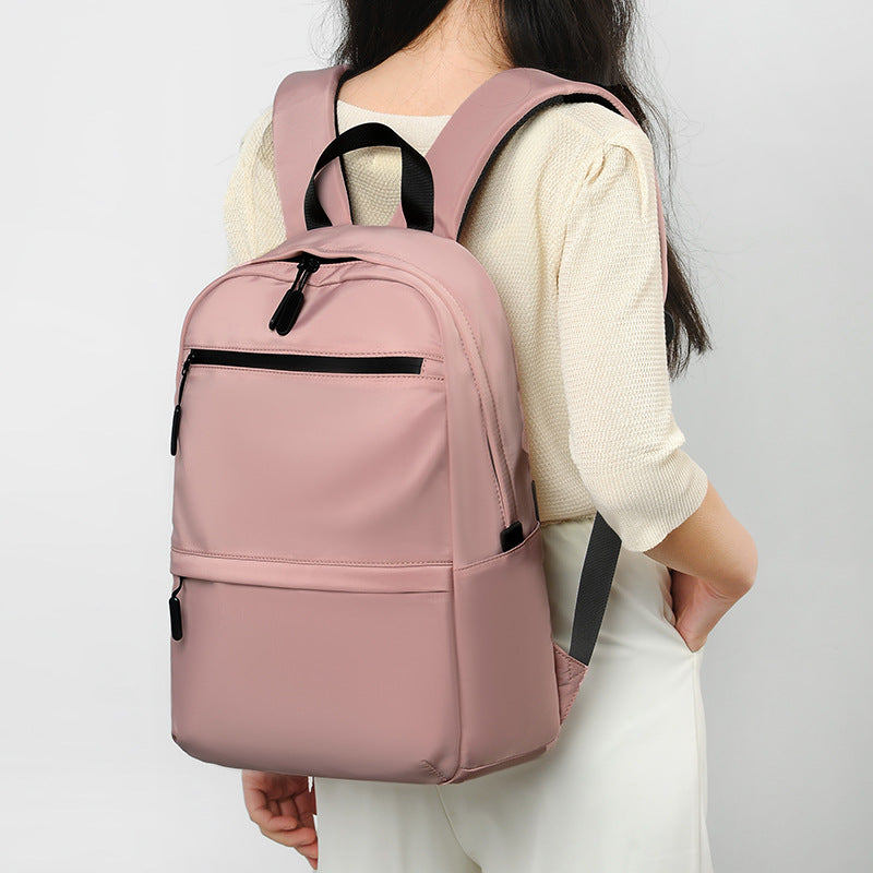 Urban backpack with intelligent compartment system and water-repellent material