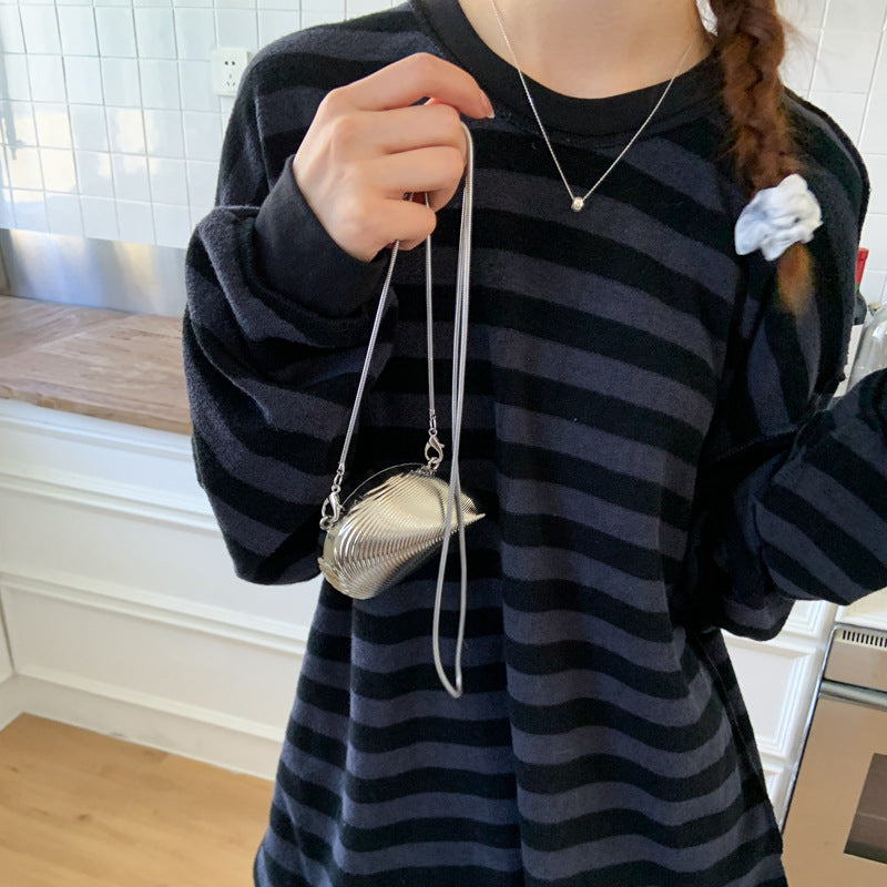 Shell-Shaped Crossbody Bag