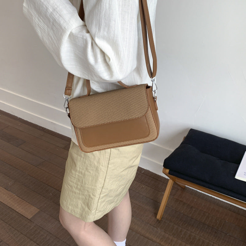 Chic Woven Crossbody Handbag