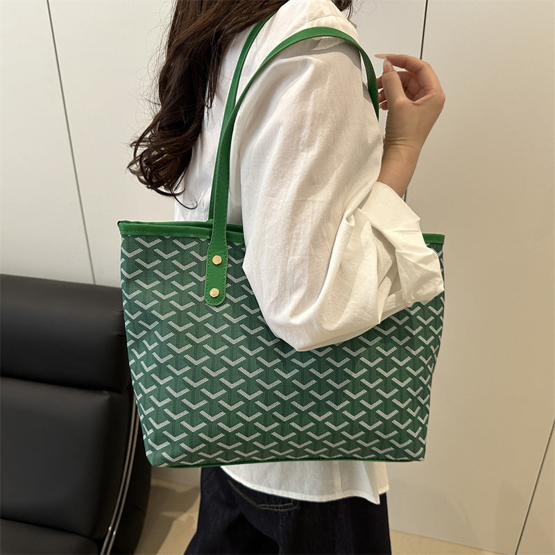 Women's stylish tote bag with fashionable pattern-https://detail.1688.com/offer/931550100460.html-Calm Wears-Black-nothing-Calm Wears