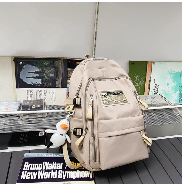 Urban Utility School Backpack-https://detail.1688.com/offer/1060220423715.html-Calm Wears-Khaki-Calm Wears