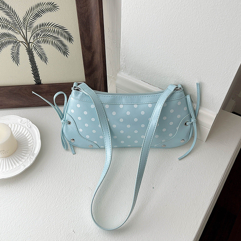 WoPolka Dot Pattern Mini Handbag