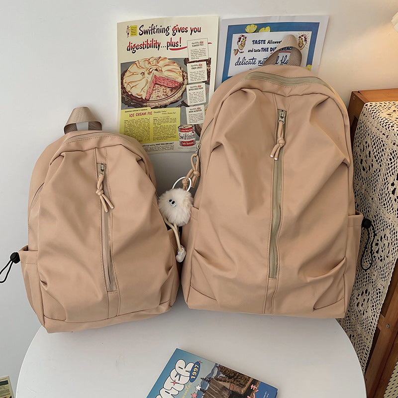 Lightweight urban backpack with multifunctional side pockets