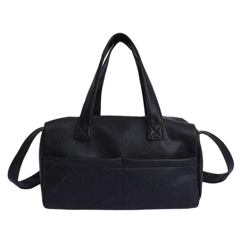 Versatile Leather Mini Handheld Bag