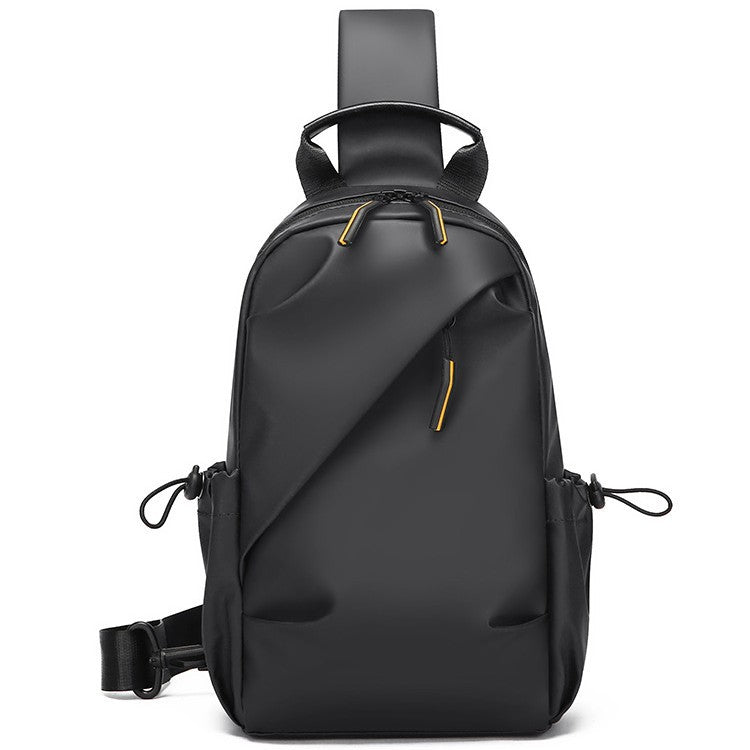 Practical sling backpack with high-functional compartments