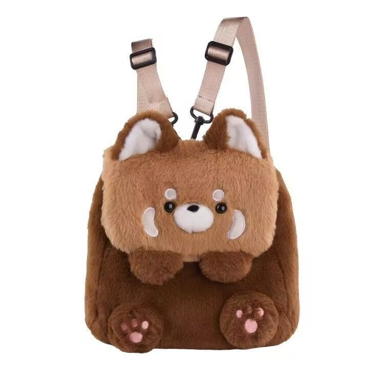 Plush Backpack with Cute Animal Design