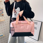 Spacious Multi-Pocket Utility Shoulder Bag
