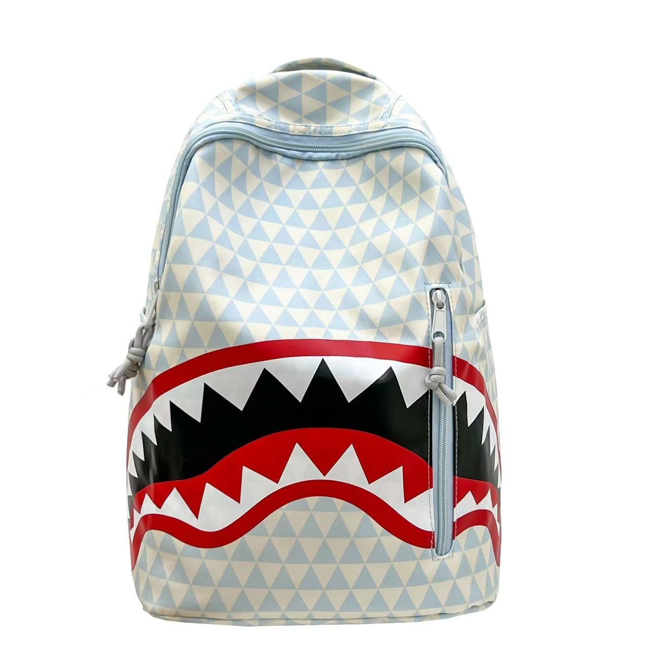 Backpack with Unique Shark Motif-https://detail.1688.com/offer/1057284875541.html-Calm Wears-Blue-nan-Calm Wears