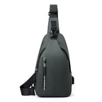 Unisex Innovative Multi-Pocket Sling Bag