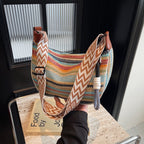 Shoulder Bag Made of Handmade, Sustainable Material