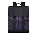 Geometric Pattern Rolltop Backpack
