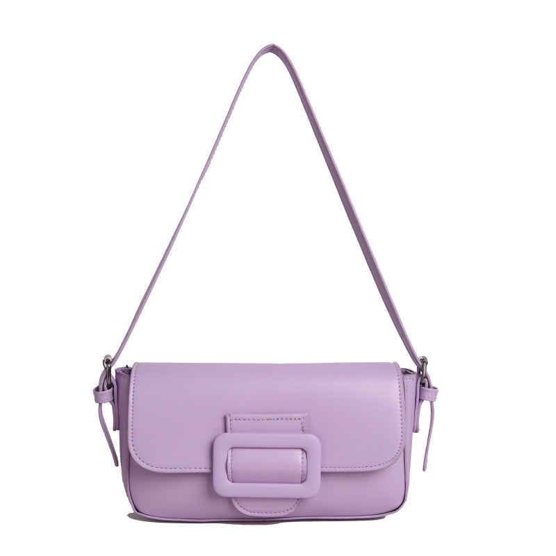 Structured Leather Crossbody Bag