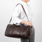 Elegant Leather Weekender Bag