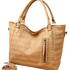 Women's fashionable tote bag with playful design-https://detail.1688.com/offer/869099722326.html-Calm Wears-Khaki-nothing-Calm Wears
