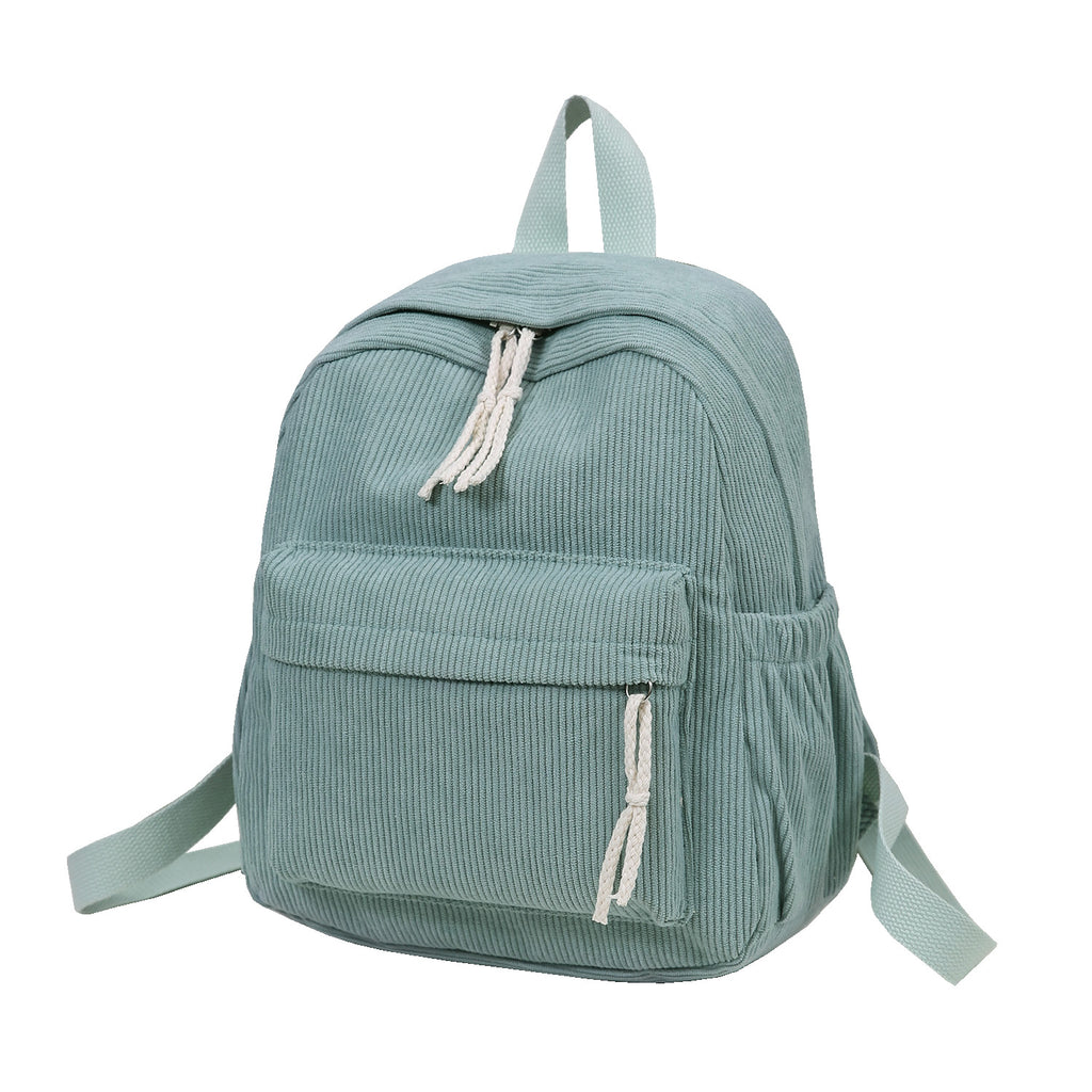 Corduroy Multi-Pocket Backpack