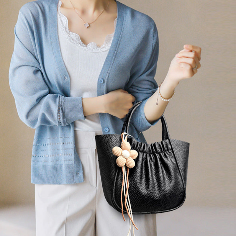 Chic Faux Leather Handbag