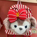 Plush backpack with playful animal design