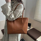 Women's elegant tote bag with structured design-https://detail.1688.com/offer/1028564209359.html-Calm Wears-Khaki-nothing-Calm Wears