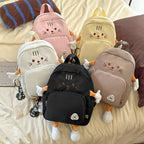 Plush Cat-Themed Backpack