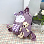 Cute Animal-Themed Plush Backpack