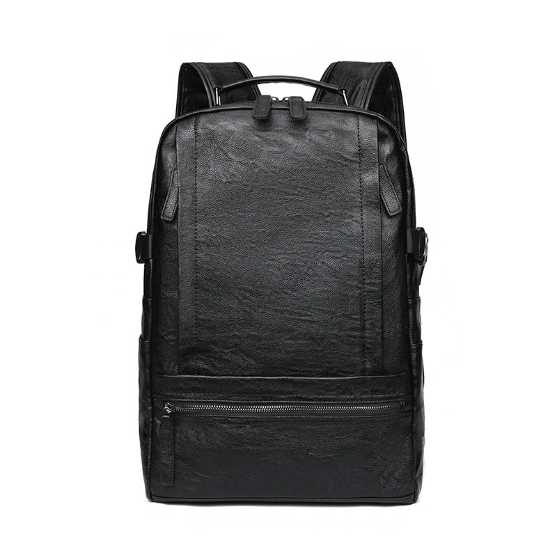 Premium Leather Laptop Backpack