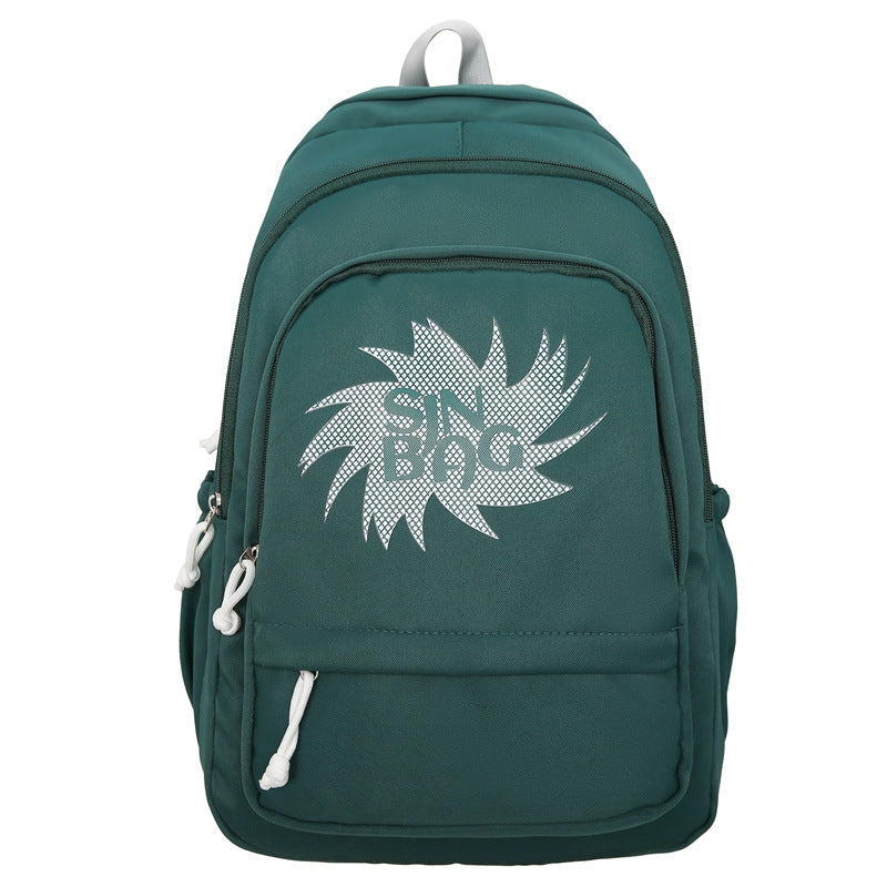 Graphic Print Laptop Backpack