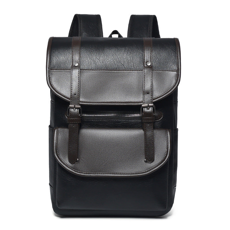 Premium Leather Laptop Backpack