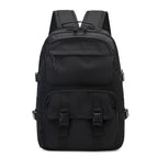 Multi-functional outdoor backpack with reinforced carrying straps and multiple compartments