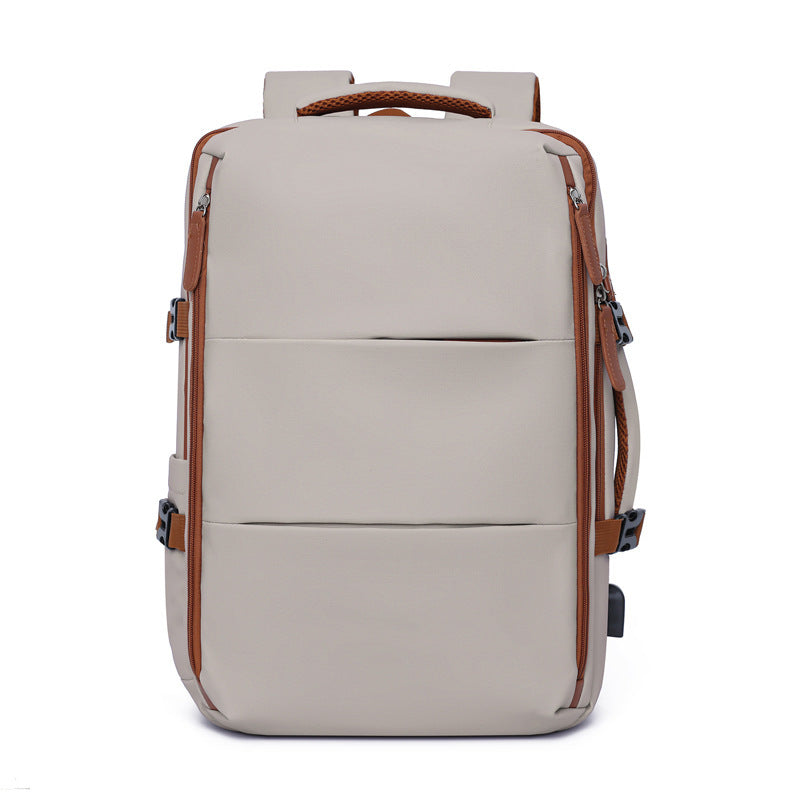 Sleek Multi-Compartment Backpack Calm Wears