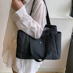 WoMulti-Pocket Casual Utility Tote Bag