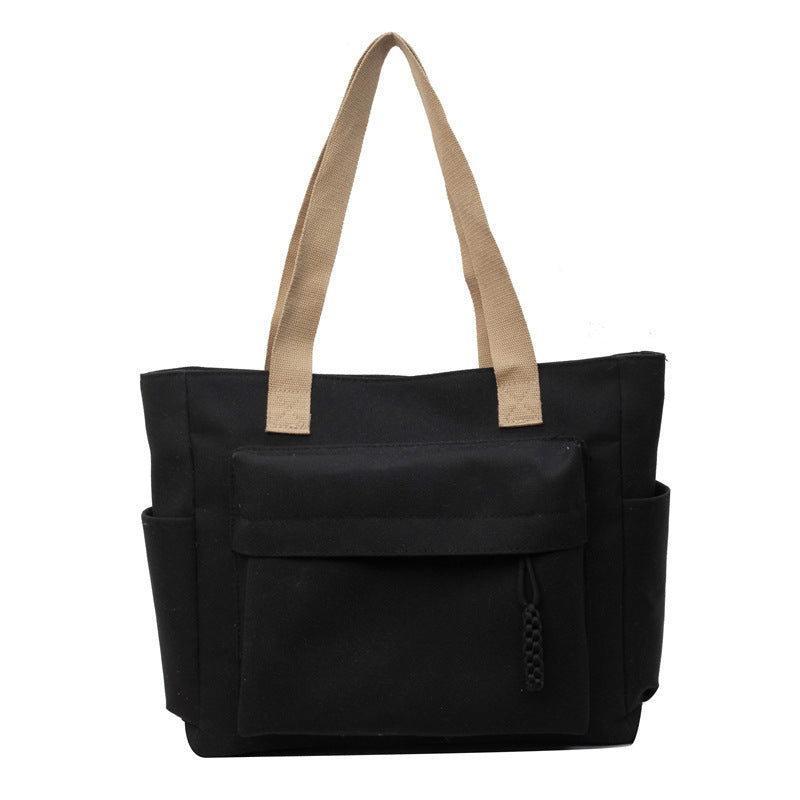 Multi-Pocket Utility Tote Bag