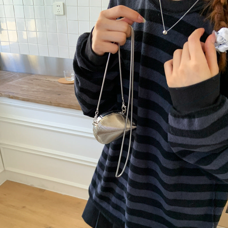 Shell-Shaped Crossbody Bag
