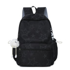Star-Embellished Casual Backpack