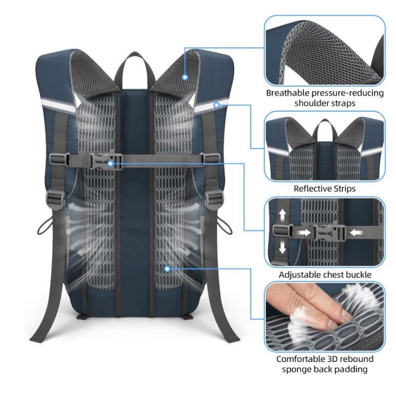 Multifunctional Backpack with Ergonomic Design and Multiple Compartments