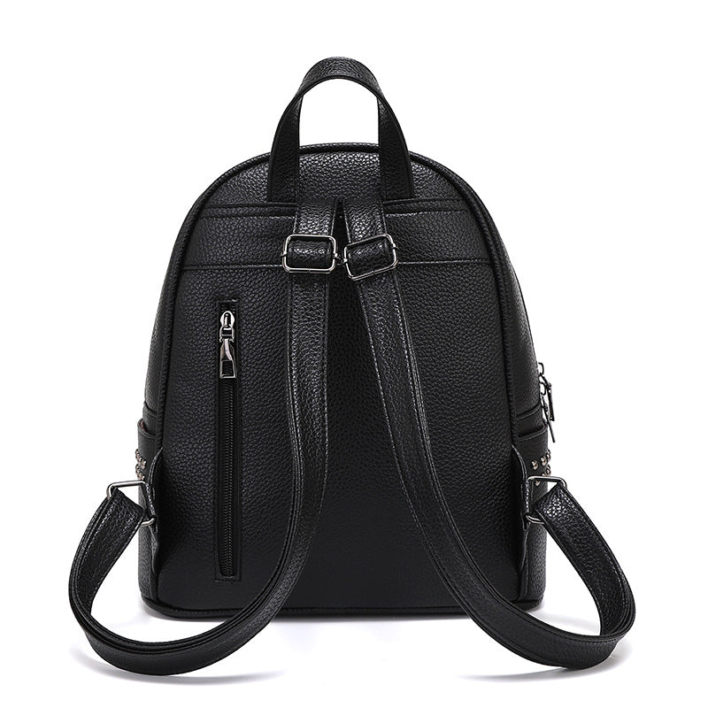 Studded Leather Backpack
